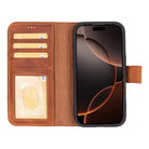 Bloominbag-Bloom Case Apple I Phone 16 Pro Max – Urban Moccasin Hakiki Deri Cüzdanlı Telefon Kılıfı-2-fleurdirect.live