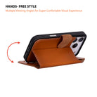 Bloominbag-Bloom Case Magic Apple I Phone 17 Pro Max(6.9") Desert Tan Ayrılabilir Hakiki Deri Cüzdanlı Telefon Kılıfı-4-fleurdirect.live