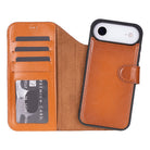 Bloominbag-Bloom Case Magic Wallet Urban Tan Hakiki Deri I Phone 17 Air(6.5") Cüzdanlı Telefon Kılıfı-1-fleurdirect.live