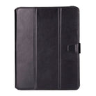 Bloominbag-Bloom Case Trigon Obsidian Black Apple I Pad Pro 11" (2024) Hakiki Deri Kılıf-1-fleurdirect.live