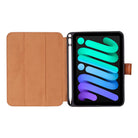 Bloominbag-Bloom Case Trigon Tan Apple I Pad Mini (2024) Hakiki Deri Kılıf-5-fleurdirect.live