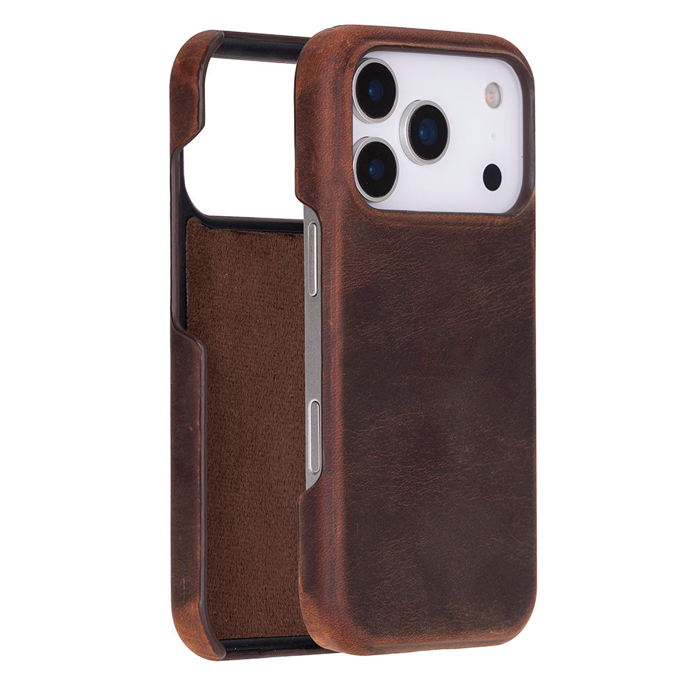 Bloominbag-Bloom Case Ultimate Jacket Saddle Brown Apple I Phone 17 Pro (6.3") Hakiki Deri Kılıf-1-fleurdirect.live