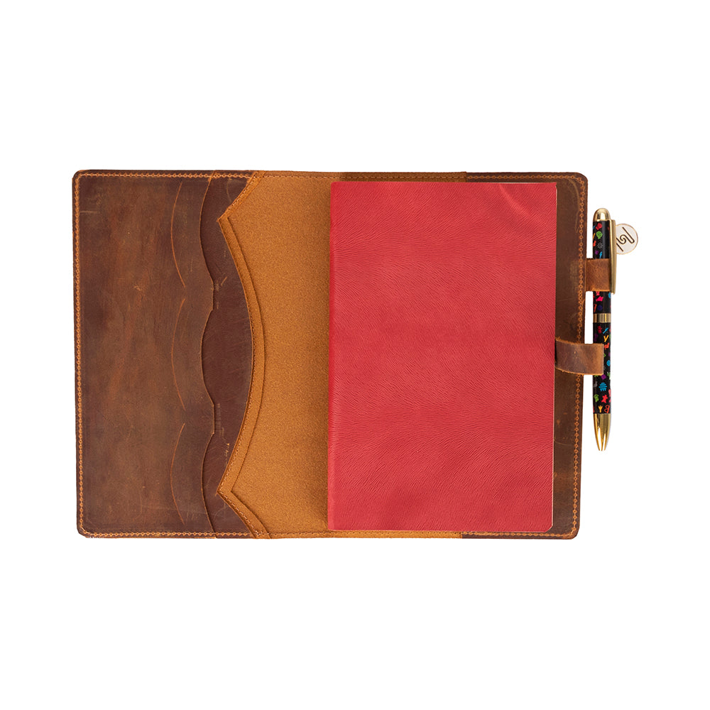 Bloominbag-Bloom Quiet Edit Moccasin A5 Deri Kitap Defter Kılıfı-4-fleurdirect.live