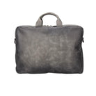 Bloominbag-Bloom Urban Shield 14" Gri Deri Laptop / Macbook çantası-5-fleurdirect.live