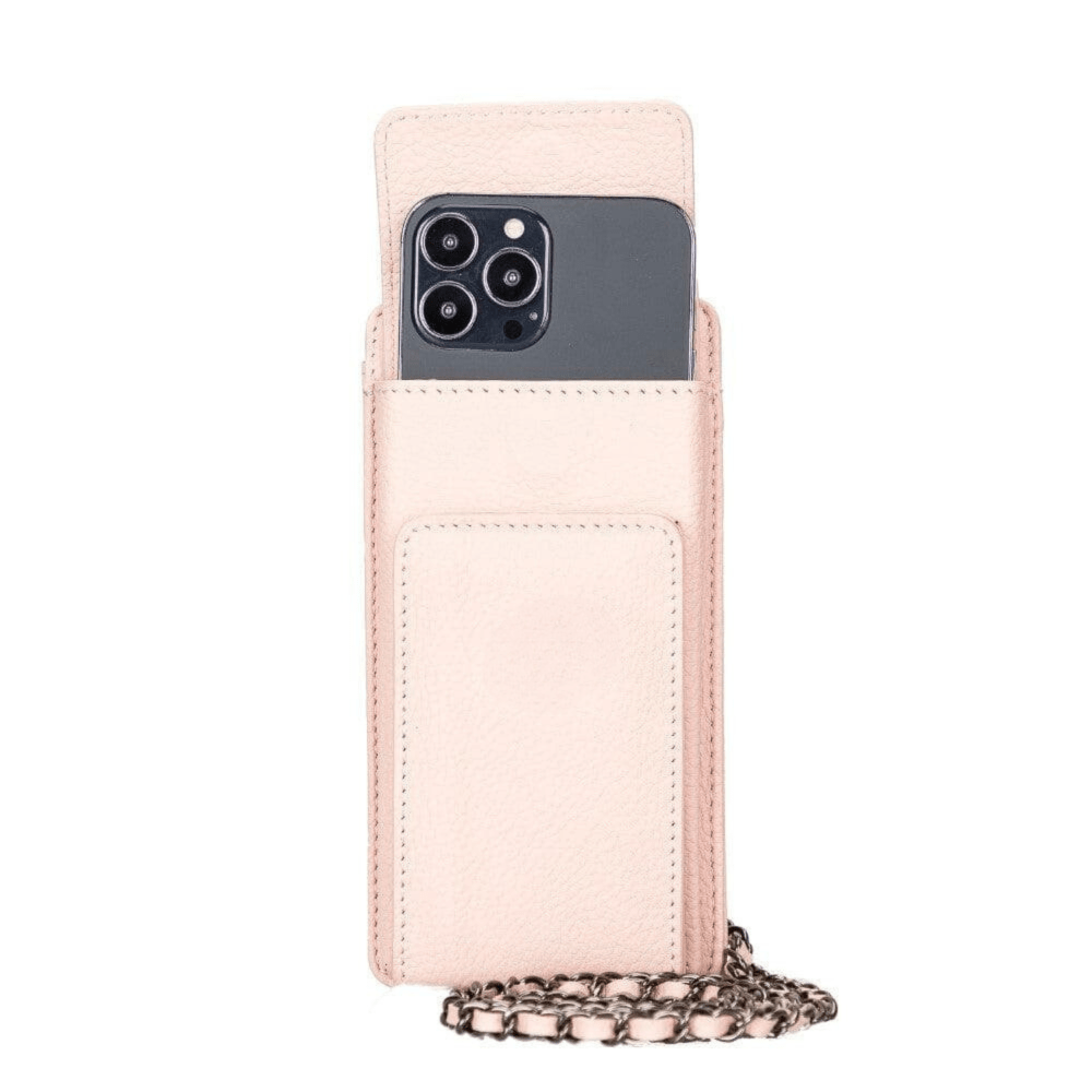 Bloominbag-City Muse Deri Carnation Blush çapraz Askılı Telefon Cüzdan-3-fleurdirect.live