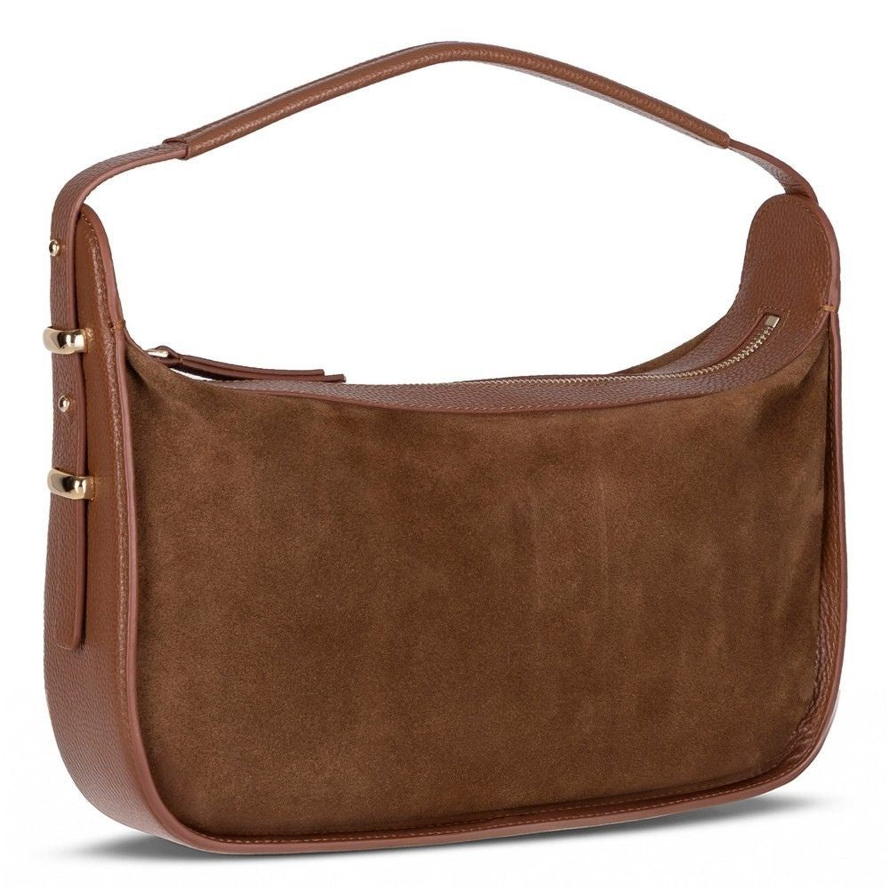 Bloominbag-Elara Saddle Süet & Hakiki Deri Kadın Omuz çantası – Premium Kadın Tote Bag-2-fleurdirect.live