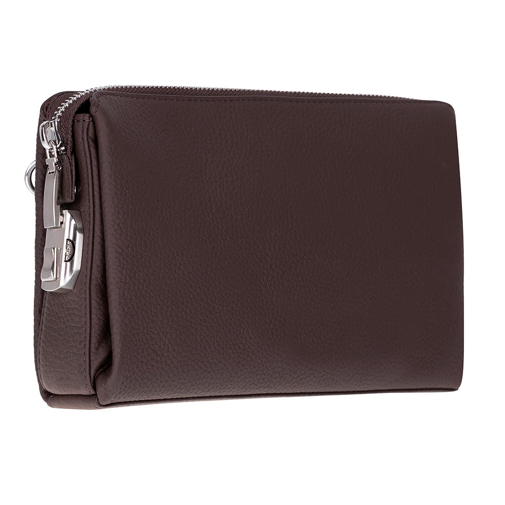 Forte Wrist Espresso Roast Unisex Kilitli Clutch Çanta