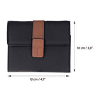 Bloominbag-Liora Color Band Deri Kadın Cüzdan – Siyah & Karamel-3-fleurdirect.live