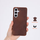 Monte Espresso Brown Deri Telefon Kılıfı Samsung Galaxy S26 (6.3") | Ultra İnce Premium Leather Case