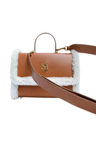Bloomsbury-Cloudy Shearling Taba Çanta-Omuz Çantası-2-fleurdirect.live