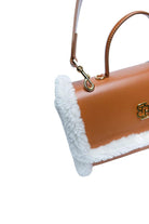 Bloomsbury-Cloudy Shearling Taba Çanta-Omuz Çantası-6-fleurdirect.live
