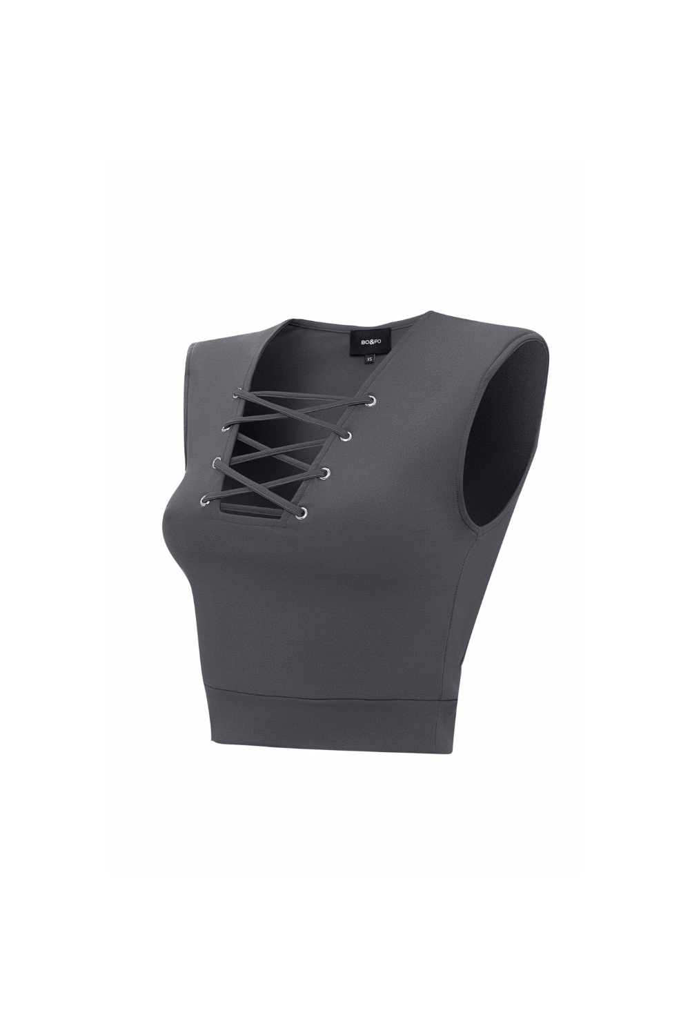 Bo&Po-Renata Top Gray-Top-2-fleurdirect.live