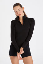 Boboist-Boboist Cecilly Dik Y.Sweatshirt Cecilly Dik Yaka Sweatshirt-Sweatshirt-3-fleurdirect.live