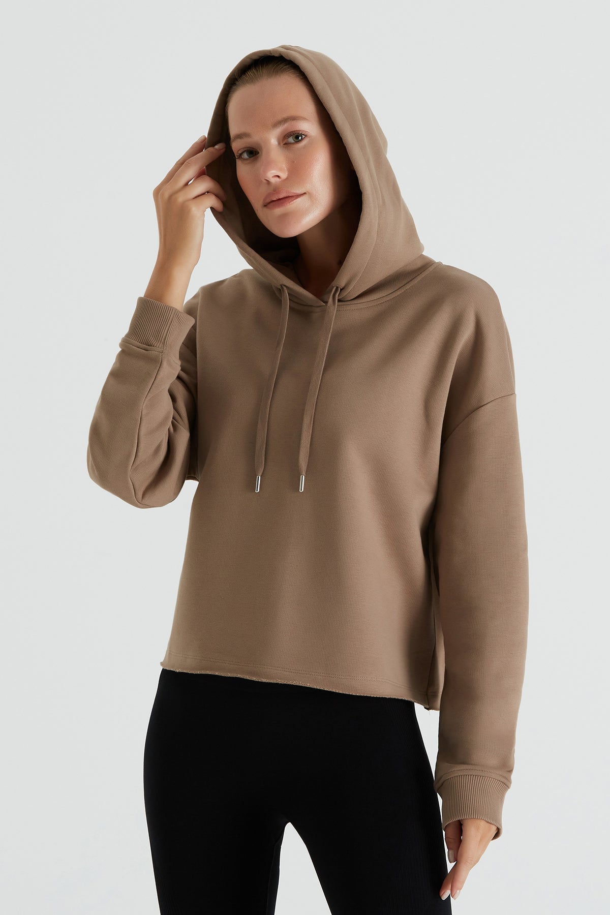 Boboist-Boboist Everly Sweatshirt Everly Kapüşonlu Kısa Sweatshirt-Sweatshirt-4-fleurdirect.live