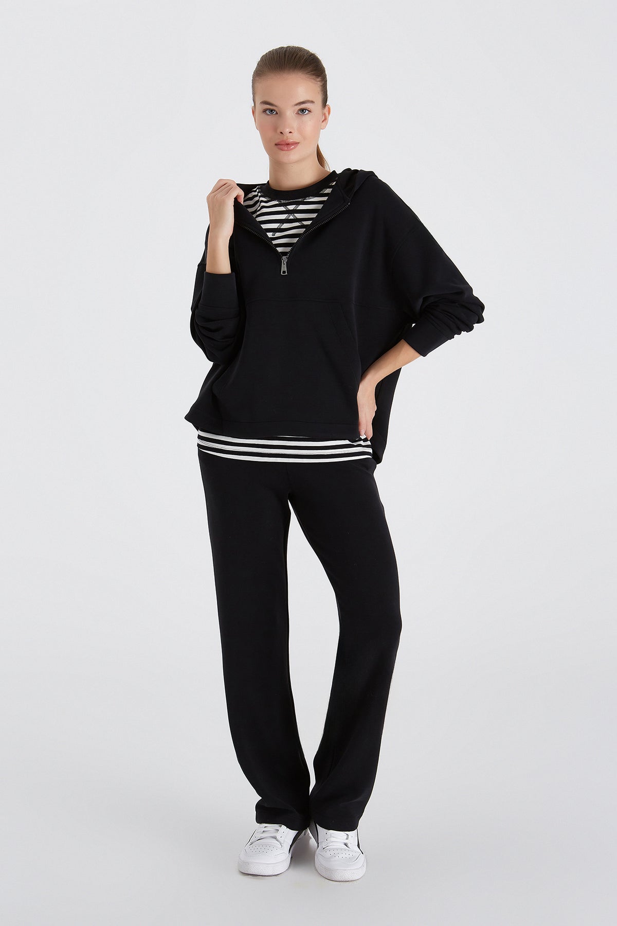 Boboist-Boboist Sabrina K Sweatshirt Sabrina Kapüşonlu Sweatshirt-Sabrina K Sweatshirt-1-fleurdirect.live