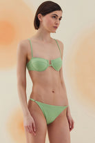 Bonesta-Acacia Pistachio Green Terry Kaplı Balenli Bikini Takımı-Bikini & Mayo-5-fleurdirect.live