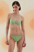 Bonesta-Acacia Pistachio Green Terry Kaplı Balenli Bikini Takımı-Bikini & Mayo-6-fleurdirect.live