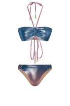 Bonesta-Agrizate Shiny Sapphire Blue And Misty Rose Çift Renk Straplez Bikini Takımı-Bikini & Mayo-1-fleurdirect.live