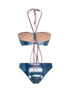 Bonesta-Agrizate Shiny Sapphire Blue And Misty Rose Çift Renk Straplez Bikini Takımı-Bikini & Mayo-2-fleurdirect.live