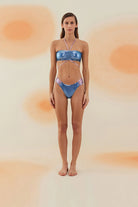 Bonesta-Agrizate Shiny Sapphire Blue And Misty Rose Çift Renk Straplez Bikini Takımı-Bikini & Mayo-3-fleurdirect.live