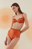 Bonesta-Barchan Flame Orange Kaplı Bikini Takımı-Bikini & Mayo-3-fleurdirect.live
