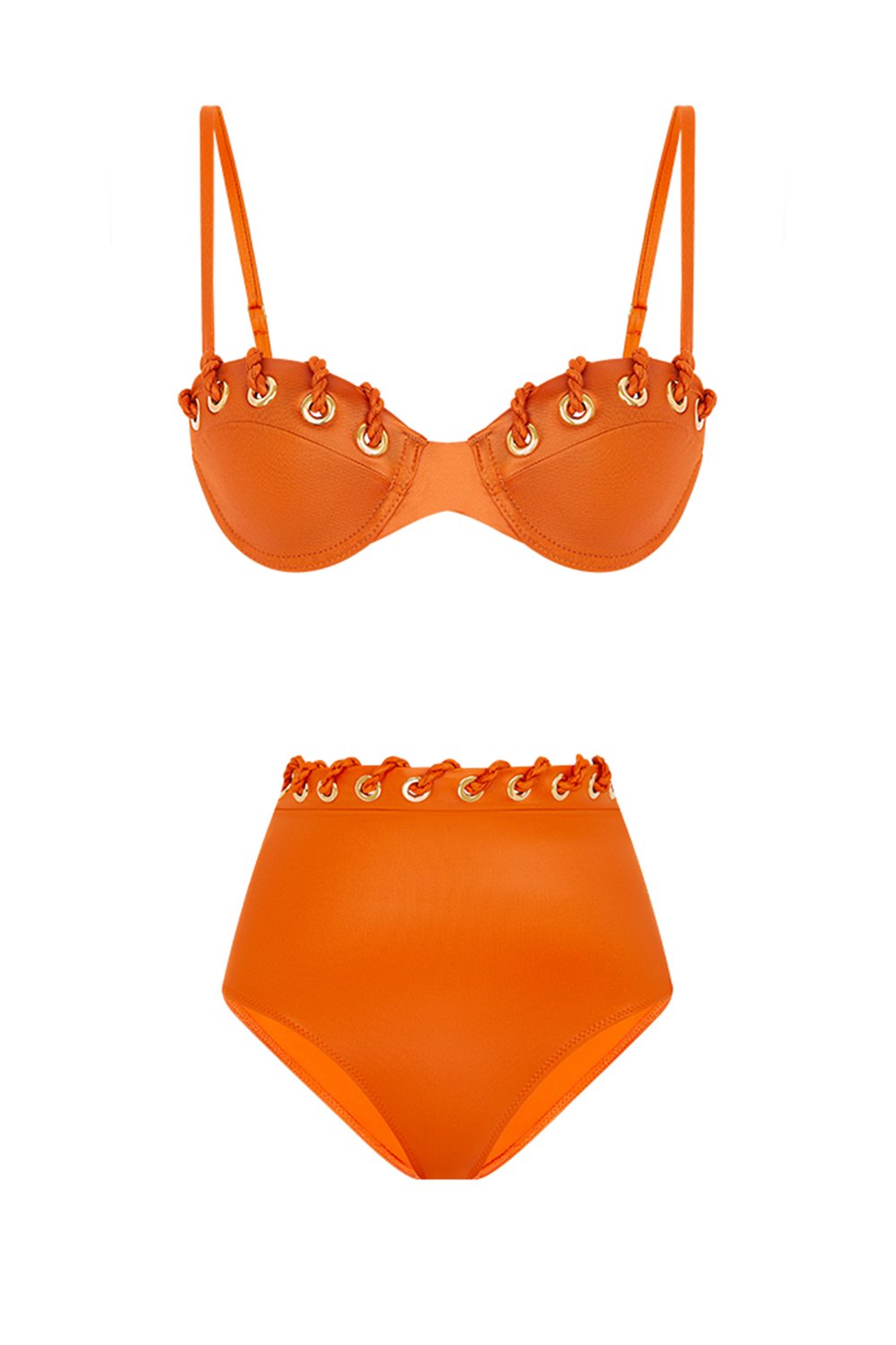 Bonesta-Barchan Flame Orange Kaplı Bikini Takımı-Bikini & Mayo-5-fleurdirect.live