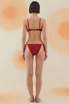 Bonesta-Blaze Burgundy Terry Kare Yaka Askılı Bikini Takımı-Bikini & Mayo-3-fleurdirect.live