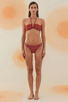 Bonesta-Carcross Ruby Red Boncuklu V Aksesuarlı Balenli Bikini Takımı-Bikini & Mayo-1-fleurdirect.live