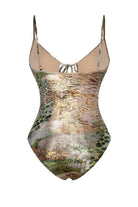 Bonesta-Dainakil Phantom Snake Pattern Bağcıklı V Yaka Mayo-Bikini & Mayo-5-fleurdirect.live