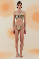 Bonesta-Mojave Phantom Snake Pattern Boyundan Bağcıklı Bikini Takımı-Bikini & Mayo-1-fleurdirect.live