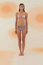 Bonesta-Tabernas Shiny Sapphire Blue And Misty Rose Çift Renk Kaplı Bikini Takımı-Bikini & Mayo-3-fleurdirect.live