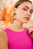 Bonette-Daisy Küpe Dragonfruit-Küpe-3-fleurdirect.live