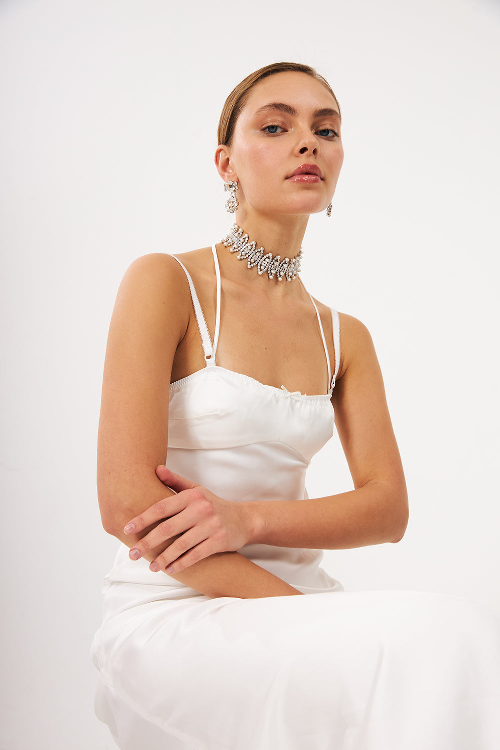 Bonette-Dentelle Choker Masterpiece-Kolye-4-fleurdirect.live