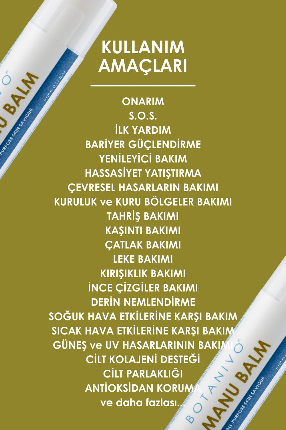 Botanivo-Botanivo Çok Amaçlı Tamanu Balm | Cilt Kurtarıcı, Onarıcı, Yatıştırıcı | Organik İçerikli | 2x5 Ml Stick-Cilt Bakım Setleri-4-fleurdirect.live