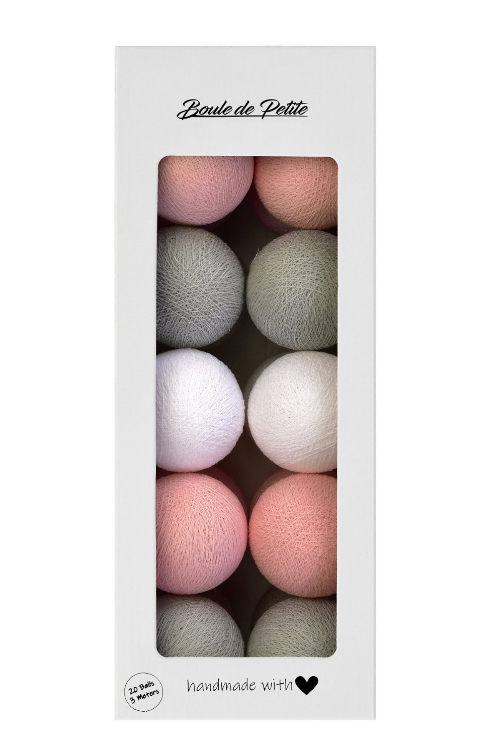 Boule De Petite-Pink Of Love Işıklı Top Aydınlatma-Dekoratif Aydınlatma-2-fleurdirect.live