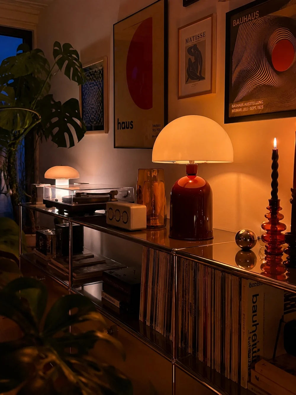 By Lamp-Soho Bordo Krem Metal Masa Lambası-Masa Lambası-4-fleurdirect.live