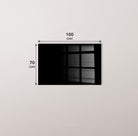 Uv-032 Baskılı Cam Dikdörtgen Duvar Tablosu 