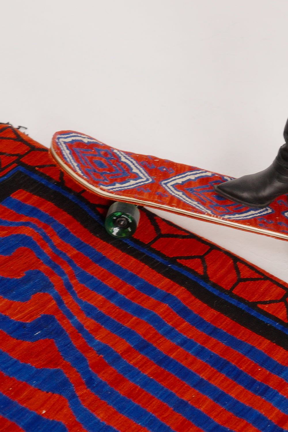 Caché Istanbul-Dalga Desenli El Dokuma Modern Yün Kilim-Kilim-3-fleurdirect.live