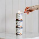 Candle + Friends-Candle + Friends No.5 Mor Hediye Seti (Mum Söndürücü, çikolata, Mum Ve Büyük Kibrit)-Hediye Seti-2-fleurdirect.live