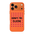 Don'T Be Cliche-Signature Leather Kılıf Magsafe Özellikli - Iphone 17 Pro