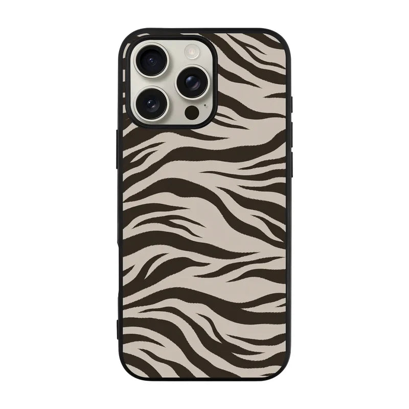 Espresso Zebra-Ultra Silikon Kılıf-Iphone 17