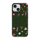 KiŞiYe Özel Little Blossoms Orman YeşiLi-Clear Kılıf Magsafe Özellikli - Iphone 16E