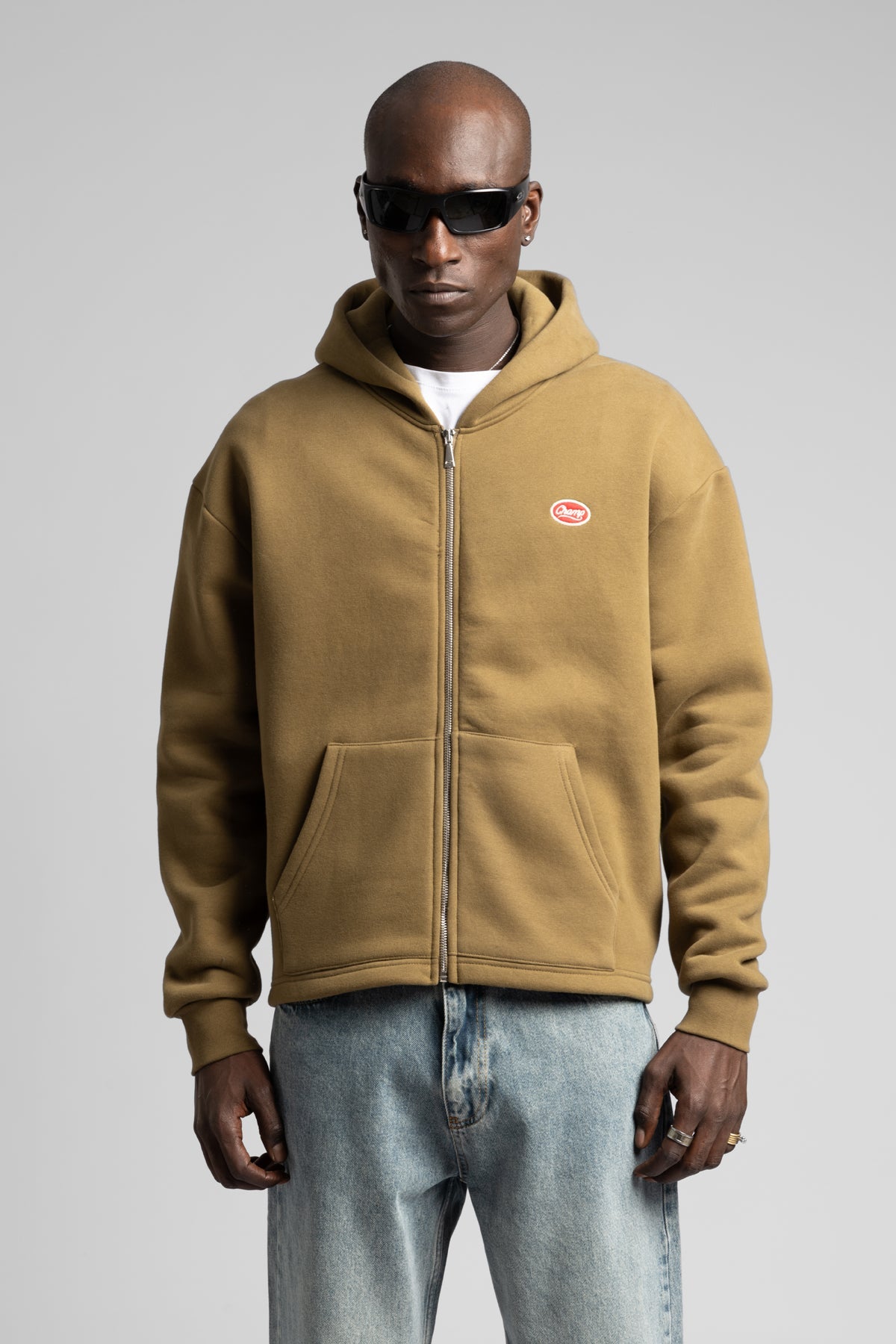 Catch-Champ Kapüşonlu Fermuarlı Sweatshirt-Sweatshirts & Hoodies-3-fleurdirect.live