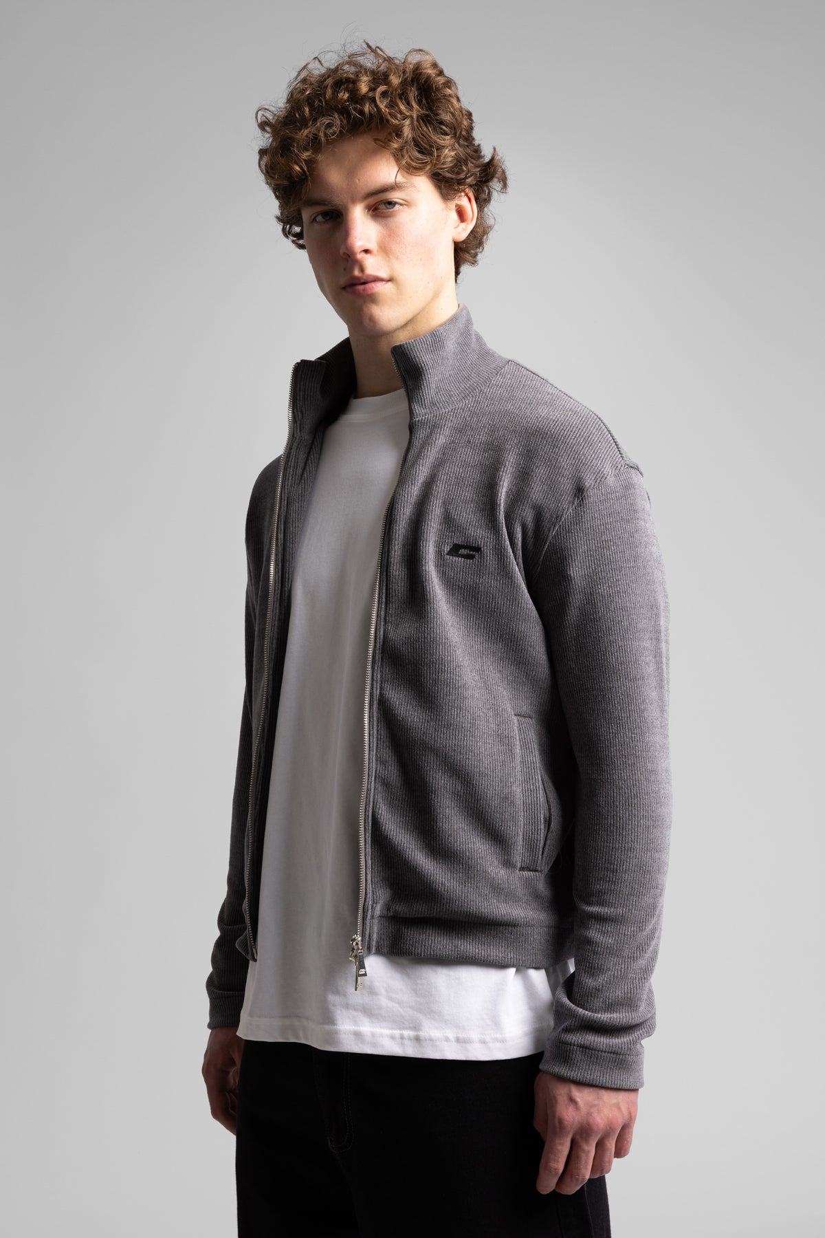 Catch-Dik Yaka Fermuarlı Fitilli Sweatshirt-Sweatshirt-7-fleurdirect.live