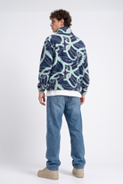 Fermuarlı Beli Büzgülü Oversize Polar Sweatshirt