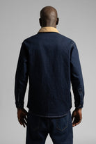 Catch-Kontrast Yakalı Denim Gömlek-Gömlek-4-fleurdirect.live