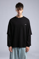Catch-Minimal Logo Detaylı Basic İnce Sweatshirt-Sweatshirts & Hoodies-4-fleurdirect.live