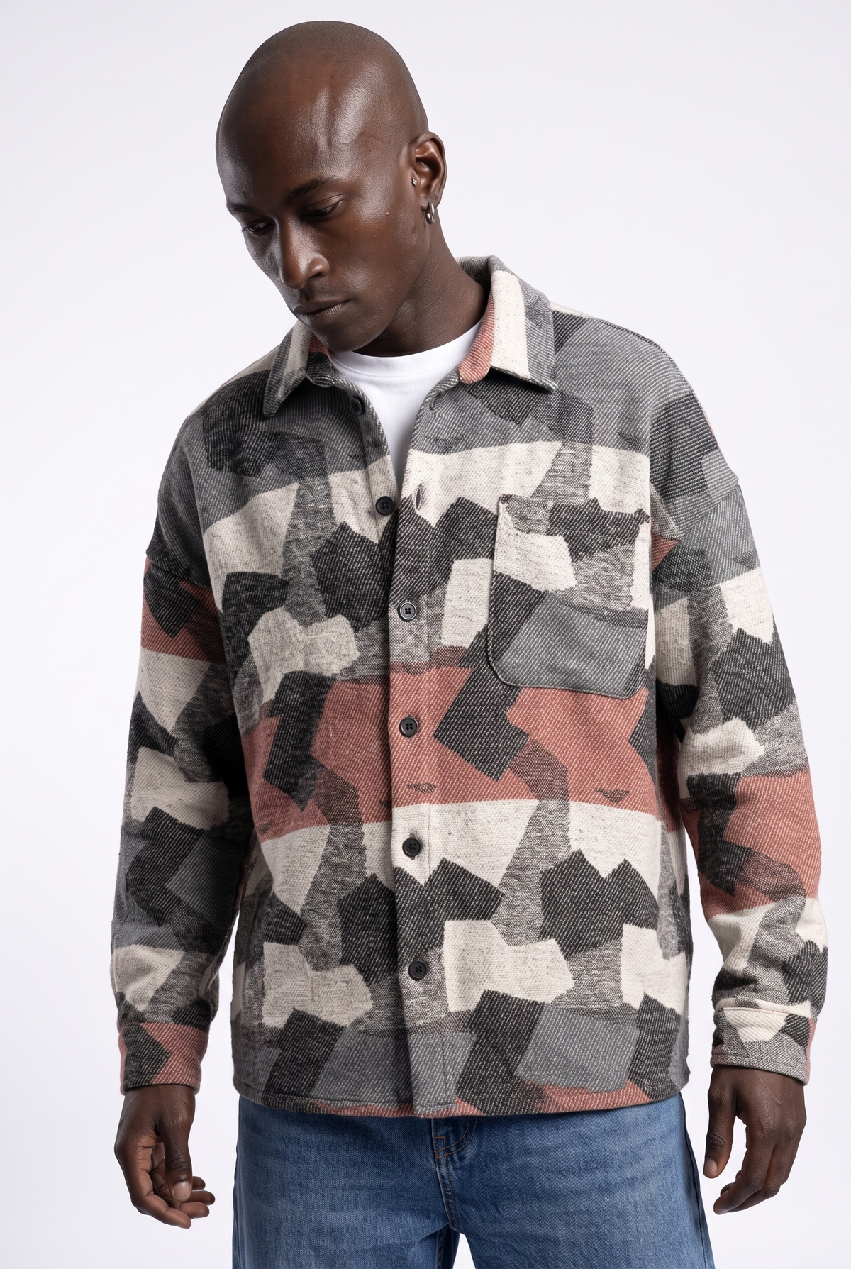 Oversize Flanel Oduncu Gömlek
