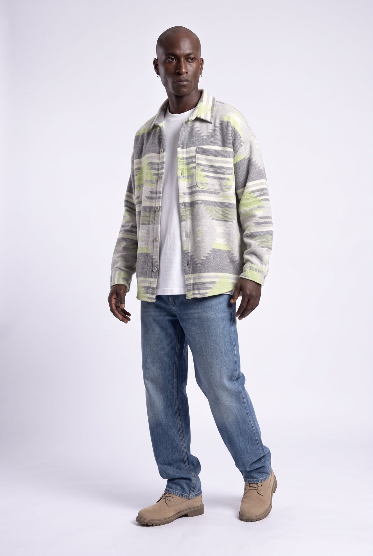Oversize Flanel Oduncu Gömlek