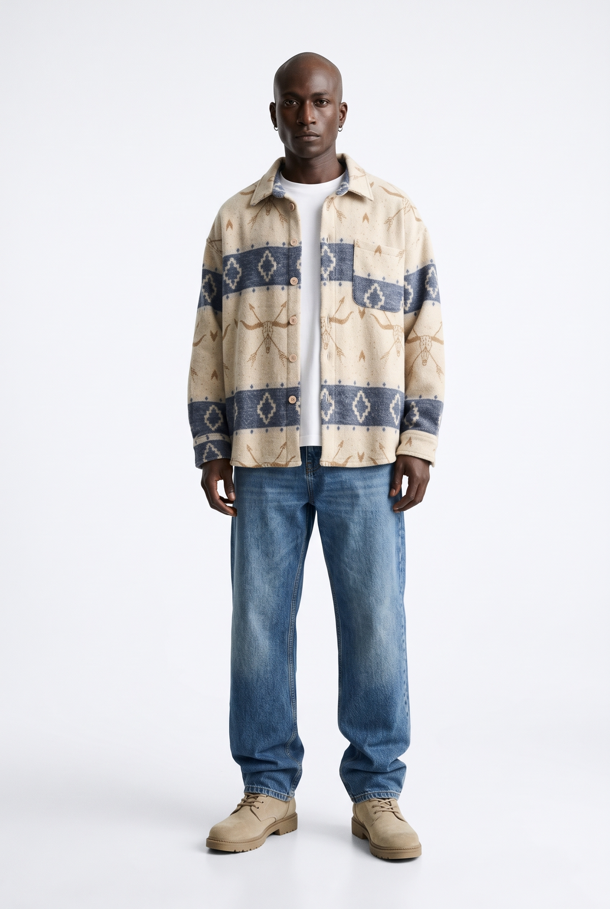 Oversize Flanel Oduncu Gömlek